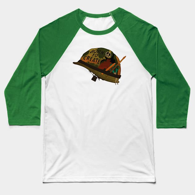 Born to Create Baseball T-Shirt by Woah_Jonny